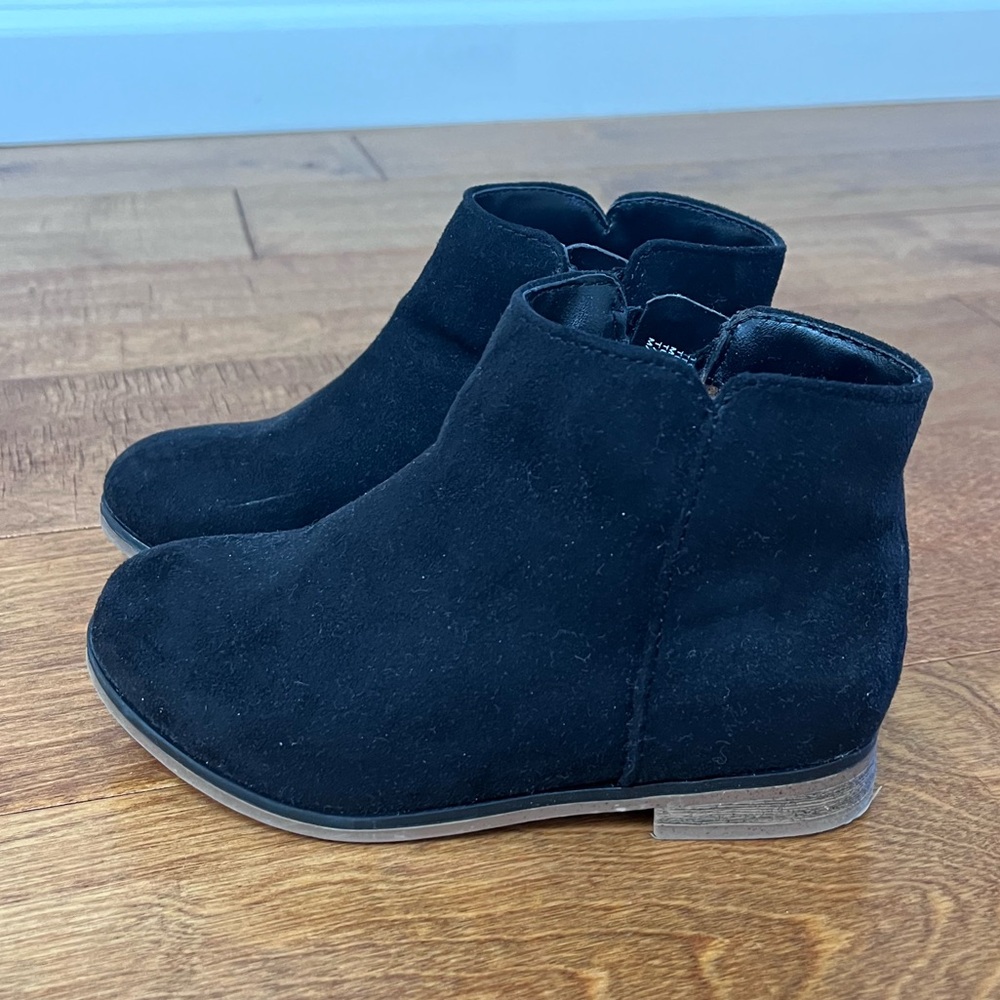 Toddler Girls Cat and Jack Opal Ankle Booties / Boots - 10 Toddler - Black